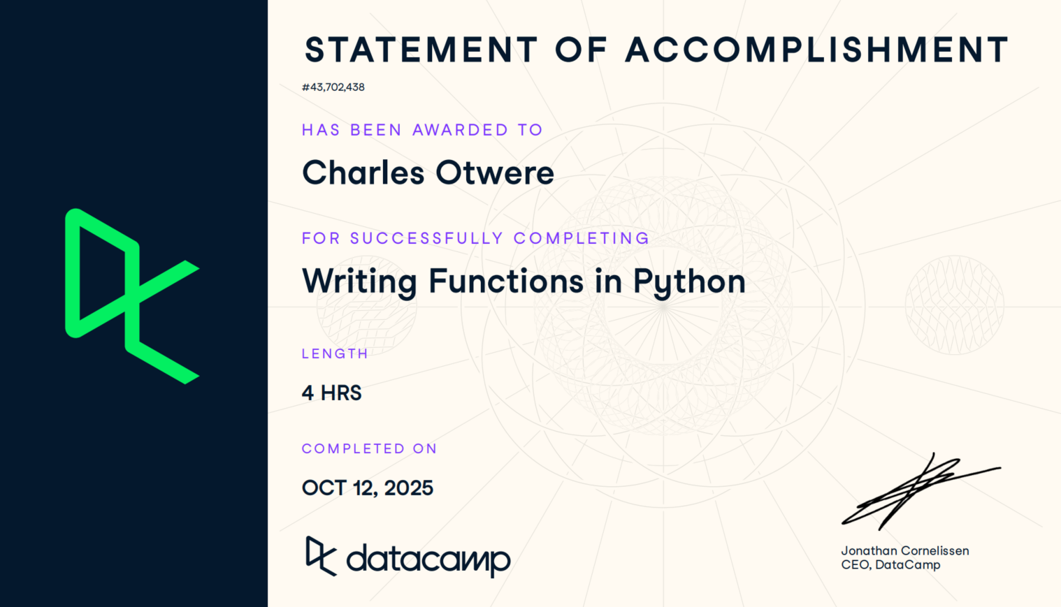 Writing Functions in Python