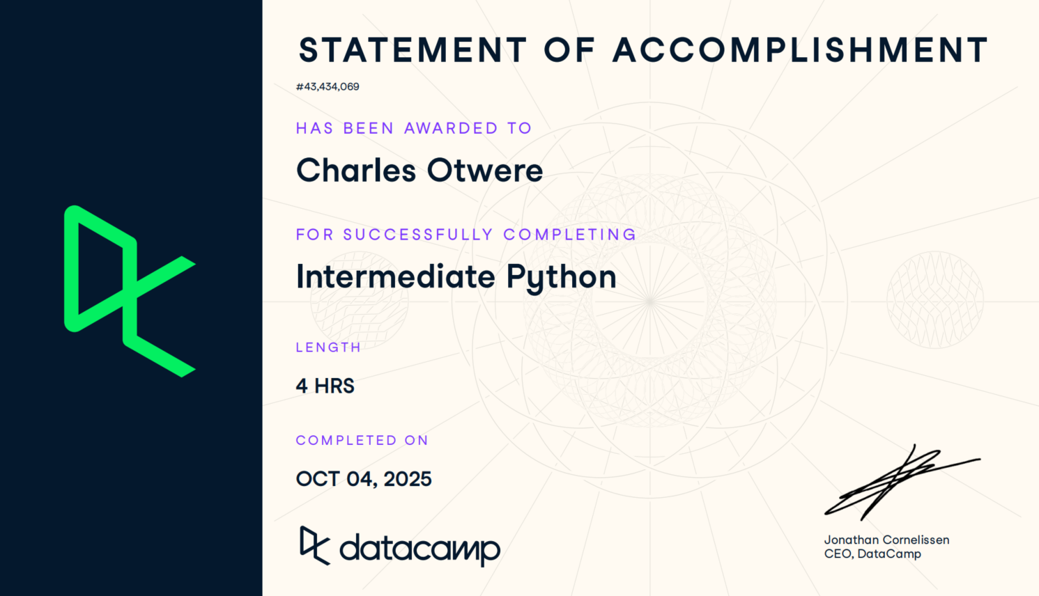Intermediate Python